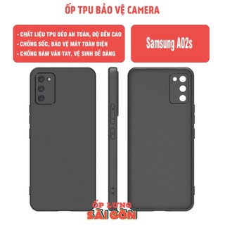 Ốp lưng Samsung A02s / Samsung A03s chất liệu TPU dẻo,chống sốc và bảo vệ camera máy.Ảnh thật shop tự chụp