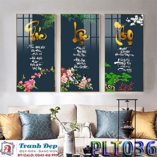 Tranh canvas treo tường phúc lộc thọ - plt036