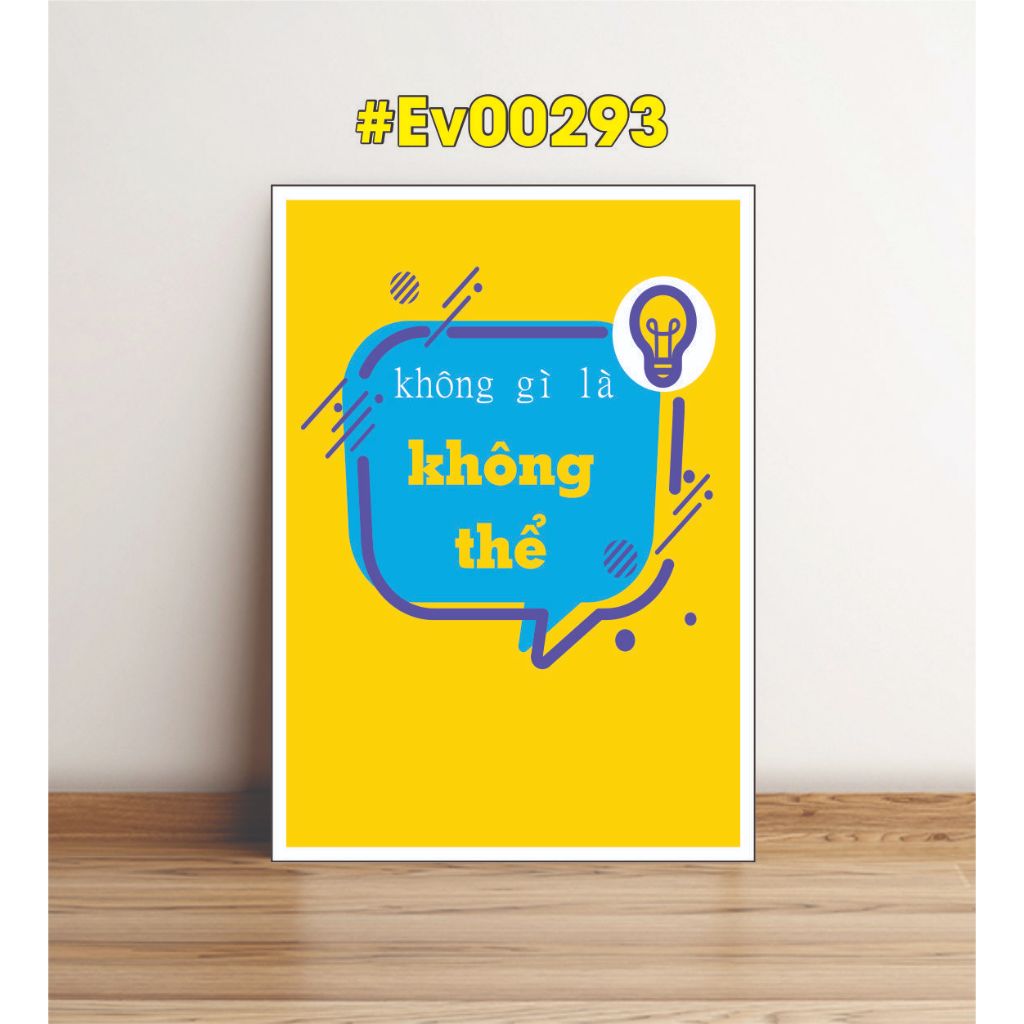 Slogan tranh động lực văn phòng