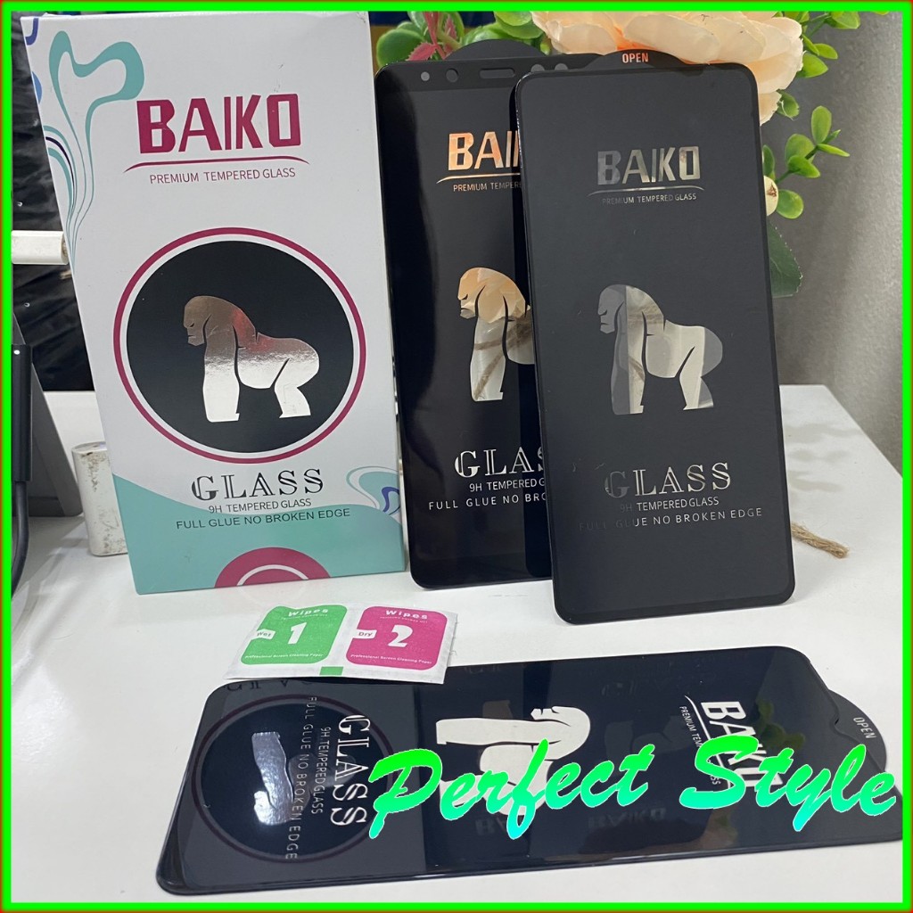 Cường lực Baiko Full màn Oppo F7 F9 F11 F11 pro A3s A12 A5 2018 A5s A5 A9 2020 độ trong Suốt Full HD