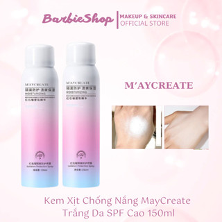 Xịt Chống Nắng Trắng Da Maycreate 150ml SPF35