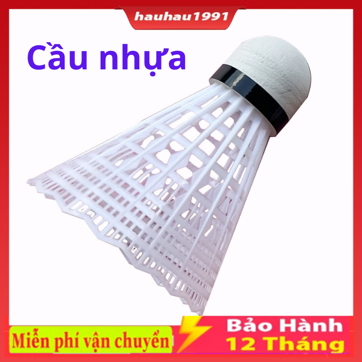 Set 1 Quả Cầu Lông Bằng Nhựa Màu Trắng, dành cho người mới tập chơi