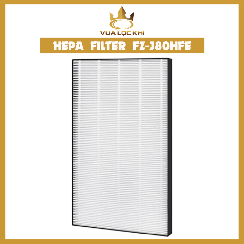 FZ-J80HFE | Màng lọc Hepa máy Sharp FP-J60E-W và FP-J80EV-H (Hàng chính hãng)