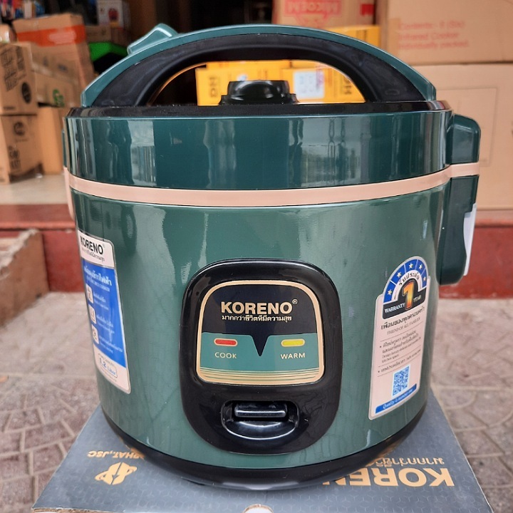 Nồi cơm điện 1,2L KORENO KN-612,lòng nồi tráng ceramic hàng chính hãng bảo hành 12 tháng