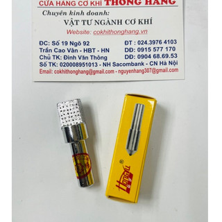 Dao sửa đá đầu vuông dẹt10x50mm - Đầu tròn gắn kim cương, xuất xứ hãng HONGVU