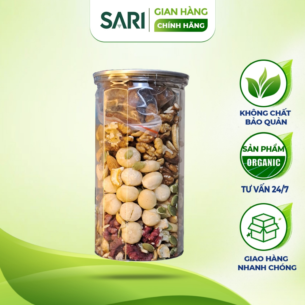 Granola Siêu Hạt, ăn sáng healthy – Ít calo – Eatclean – Siêu Mắc Ca, Không Yến Mạch