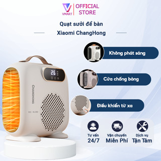  Quạt sưởi gốm máy sưởi mini cao cấp Xiaomi ChangHong công nghệ sưởi gốm PTC Ceramic làm ấm môi trường chỉ trong 1s 