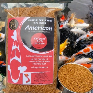 Cám cá koi american Red dodo 40% protein - Tăng size nhanh, body chuẩn