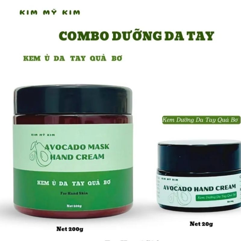 COMBO KEM DƯỠNG DA TAY ( CHIẾT XUẤT TINH CHẤT QUẢ BƠ TỰ NHIÊN)
