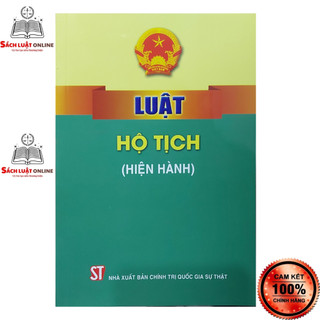 Sách - Luật hộ tịch NXB Chính trị quốc gia Sự thật