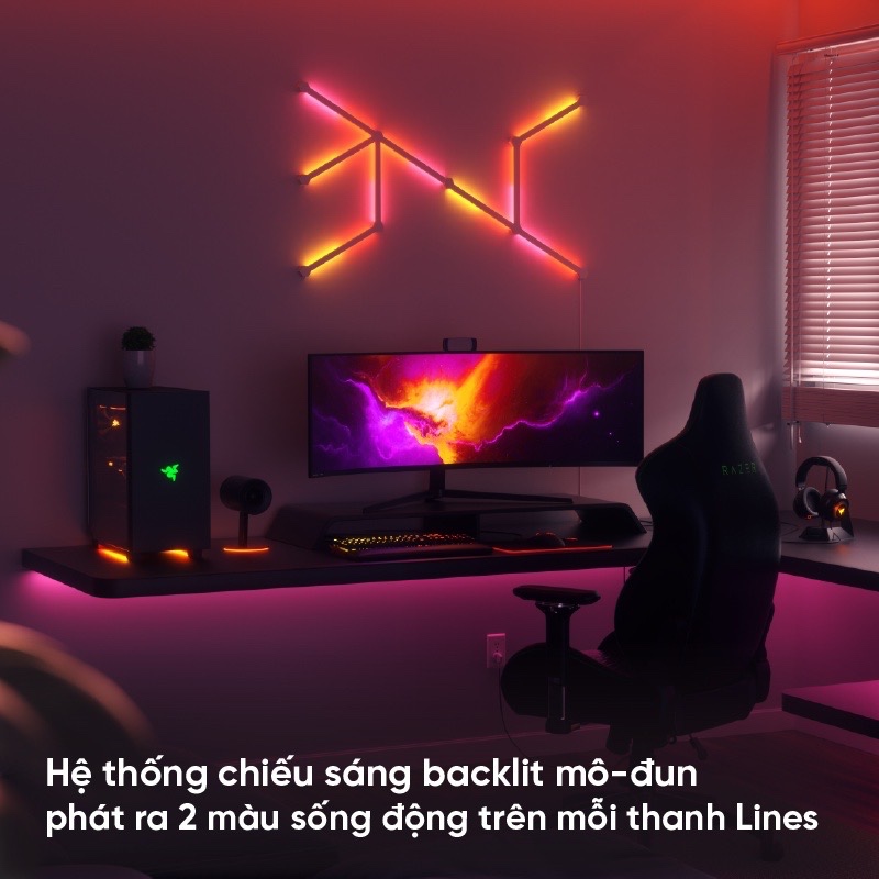 Bộ đèn thông minh Nanoleaf Lines 60 Degrees Starter Kit