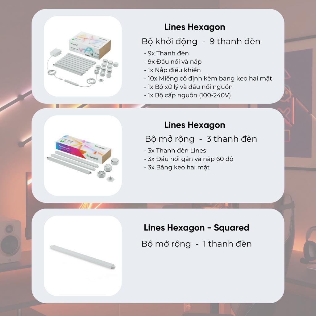Bộ đèn thông minh Nanoleaf Lines 60 Degrees Starter Kit