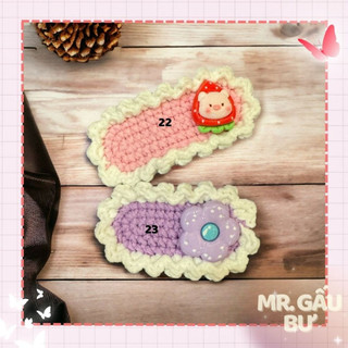 Kẹp tóc nhiều mẫu dễ thương ( LEN HANDMADE )