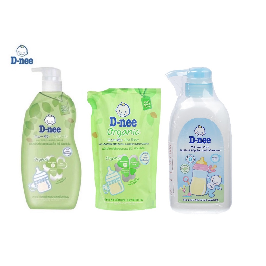 Nước rửa bình sữa Dnee chai túi 500-600ml