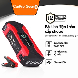 Bộ kích điện khẩn cấp cho xe hơi cao cấp,Đa chức năng Sạc dự phòng,Đèn LED khẩn cấp