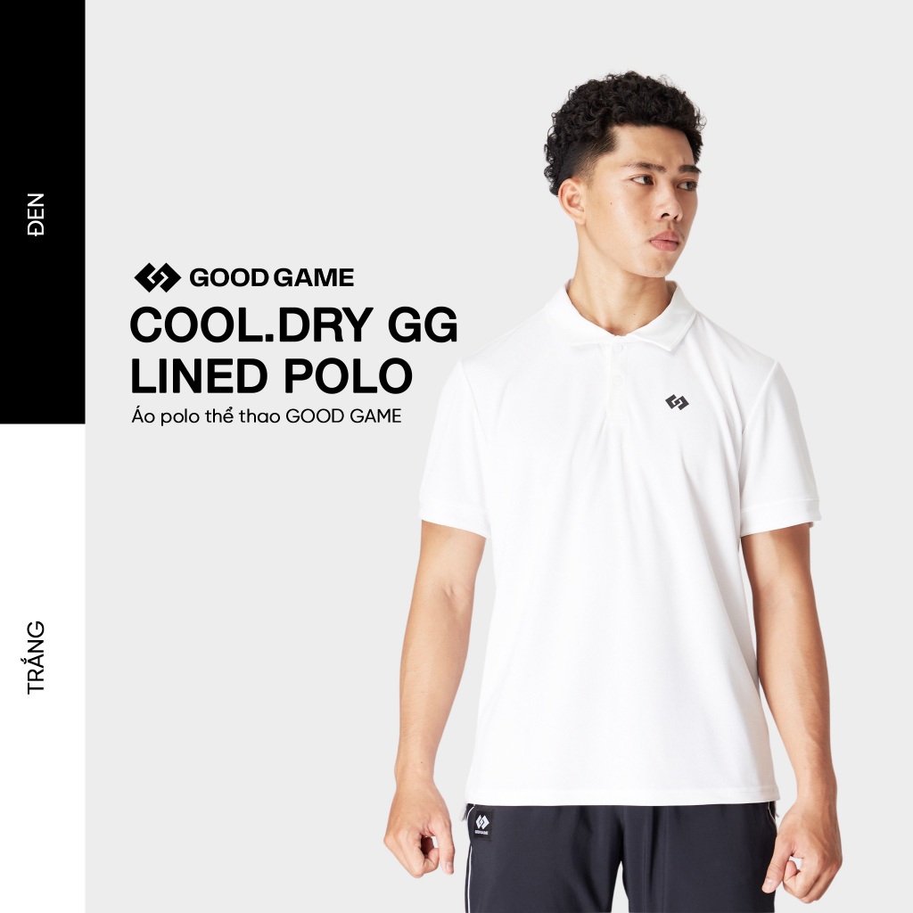 Áo Polo Thể Thao GOOD GAME Chất Liệu Polyester Thoáng Mát Siêu Nhẹ Khô Nhanh