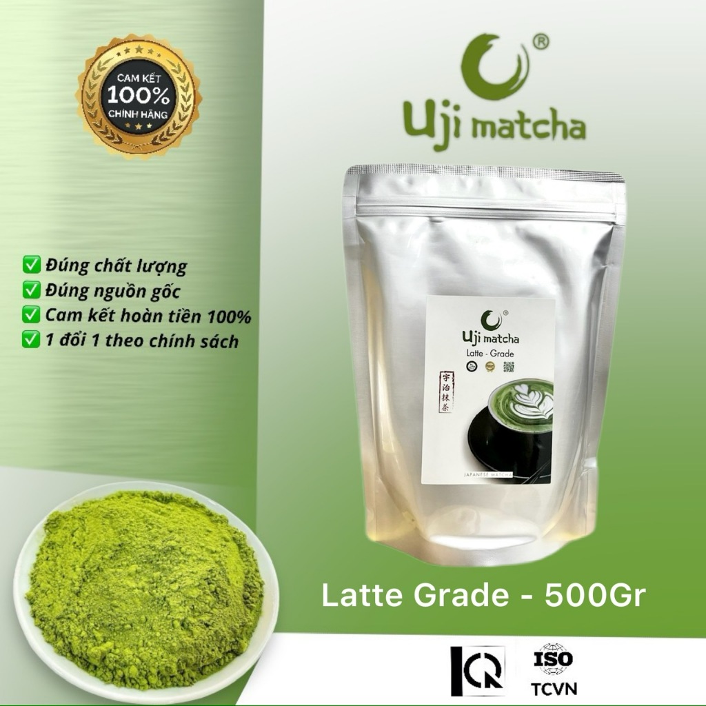 Bột Matcha LATTE GRADE SPECIAL | Thu hoạch vụ HÈ - THU | 500G TÚI ZIP