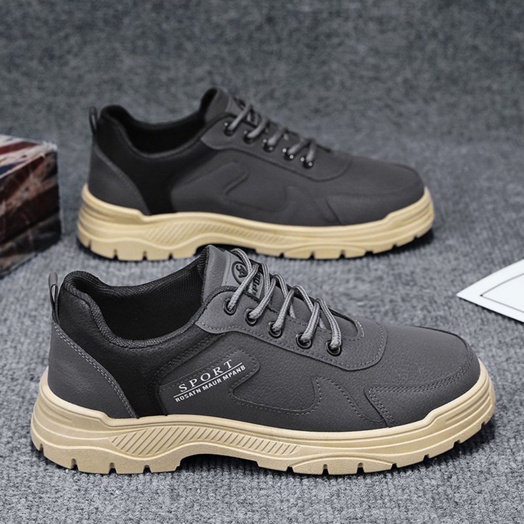 Giày thể thao nam Lakinta giày sneaker nam đơn giản GD03