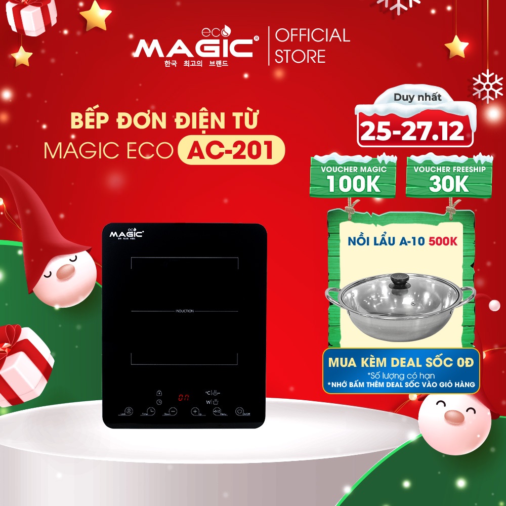 Bếp Điện Từ Magic Eco AC-201, bảo hành chính hãng