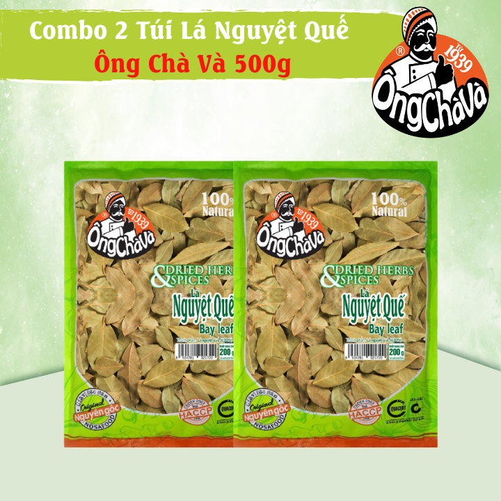 Combo 2 Túi Lá Nguyệt Quế Ông Chà Và 200g (Bay Leaf)