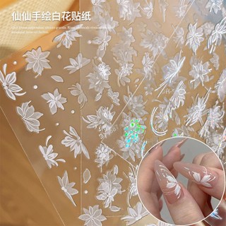 Sticker hoa dán móng, miếng dán móng 3d