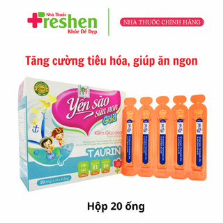 Yến Sào Sữa Non gold hỗ trợ tiêu hóa, giúp ăn ngủ ngon, bổ sung vitamin, khoáng chất cho cơ thể, tăng cường sức khỏe