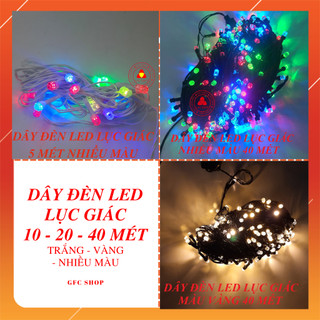 Dây đèn LED nhiều màu 5m / 10m / 20m hoặc 40m bóng lục giác chống nước