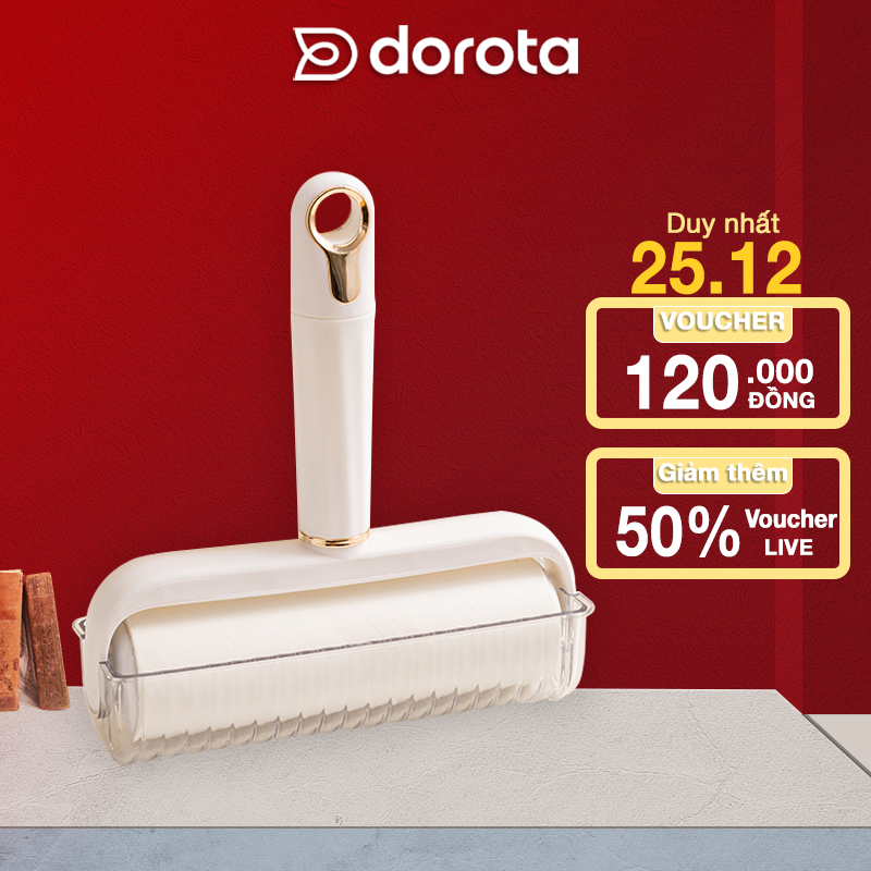 Cây lăn lông mèo cao cấp DOROTA cleaning products lăn bụi quần áo lông chó thú cưng làm sạch ga giường sofa AT802