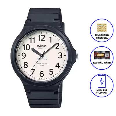 Đồng Hồ Casio Nam Dây Nhựa Trẻ trung MW-240-7BV Chính Hãng