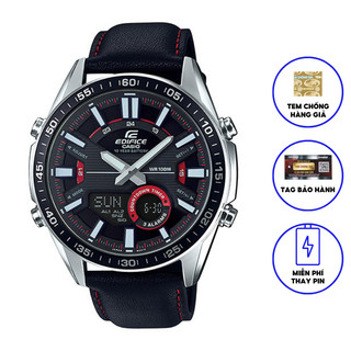 Đồng hồ casio nam dây da edifice efv-c100l-1av chính hãng