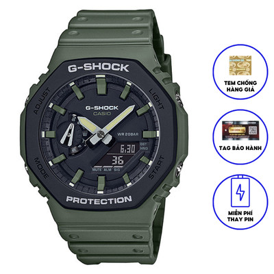 Đồng Hồ Casio Nam Dây Nhựa GSHOCK GA-2110SU-3A Chính Hãng