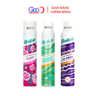 Dầu Gội Khô Batiste Dry Shampoo 120g Hết Bết Dính Tóc Bồng Bềnh Tức Thì