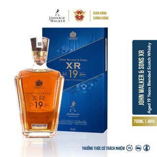 Rượu john walker & sons xr aged 19 years blended scotch whisky 40% 750ml - hương vị nhiệt đới
