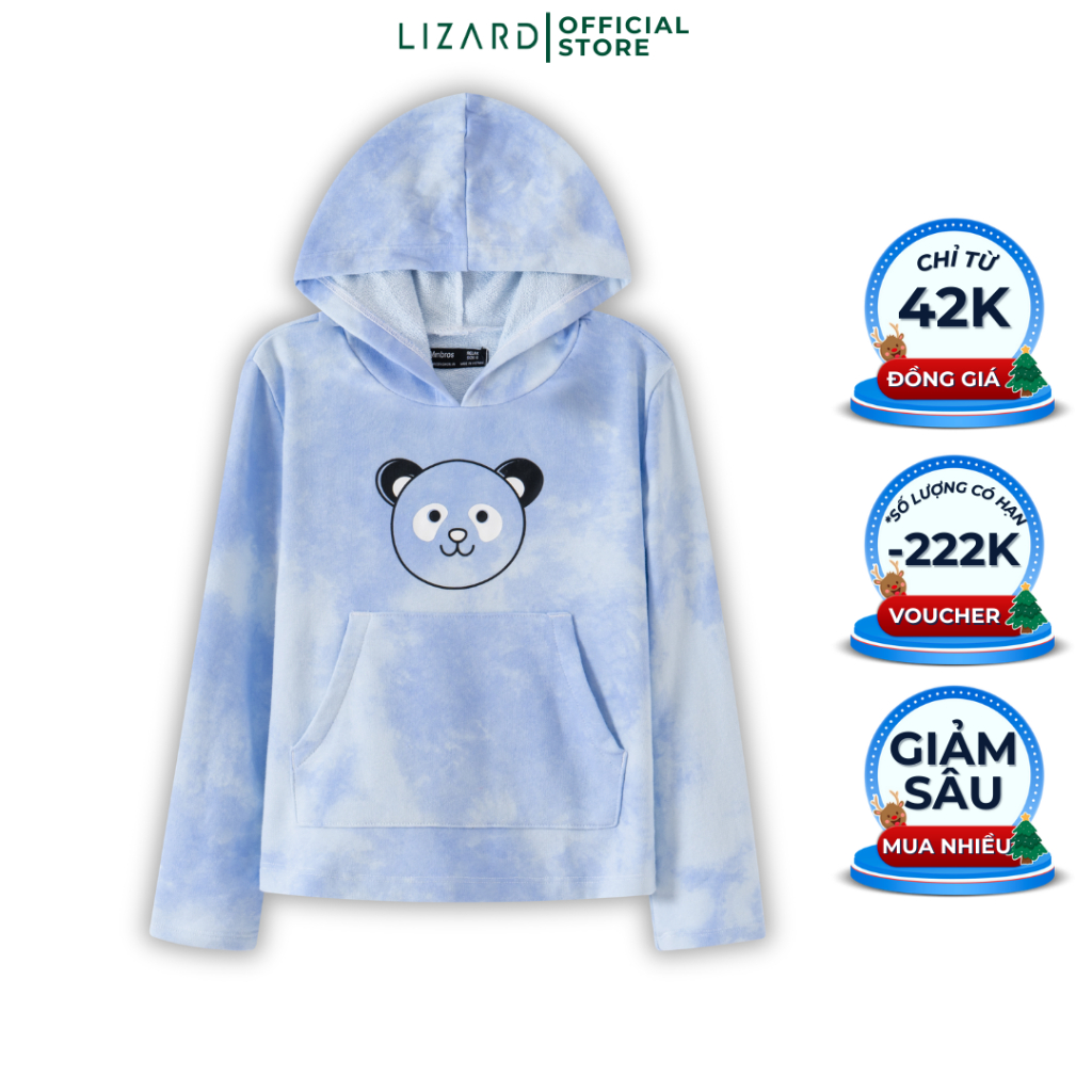 Áo hoodie trẻ em Lizard nhiều màu - KD005