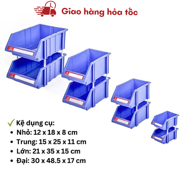 Combo 10 khay Kệ Dụng Cụ đựng ốc vít đa năng Duy Tân Kích Thước (25x15x11cm)