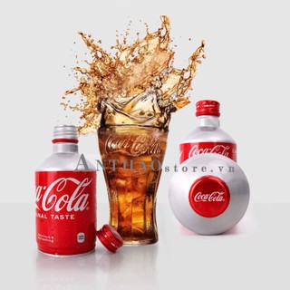 Thùng coca nhật nắp vặn, nước giải khát coca-cola chai nhôm nắp vặn nhật nội địa có ga