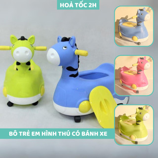 [XẢ KHO GIÁ SỐC - HÀNG MỚI] Bô trẻ em hình thú có bánh xe 2 trong 1 9BABY chính hãng