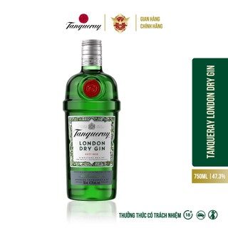 Rượu Tanqueray London Dry Gin 47.3% 750ml - Hương Vị Trái Cây, Hoa Cỏ