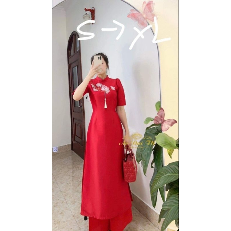 Áo dài tafta cao cấp