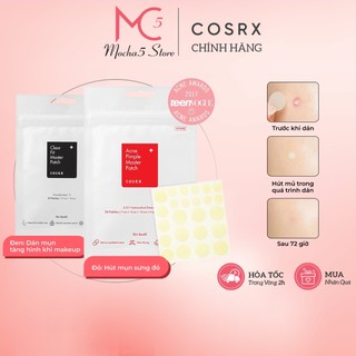 Miếng dán mụn Cosrx Clear Fit Master Patch đen che mụn cực tốt / Ance Pimple đỏ giảm mụn sưng bọc hiệu quả