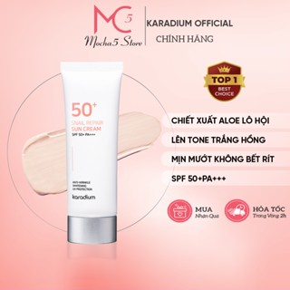 KCN kem chống nắng KARADIUM Sun Snail Repair Suncream Spf50+ PA+++ lên tông hoàn hảo
