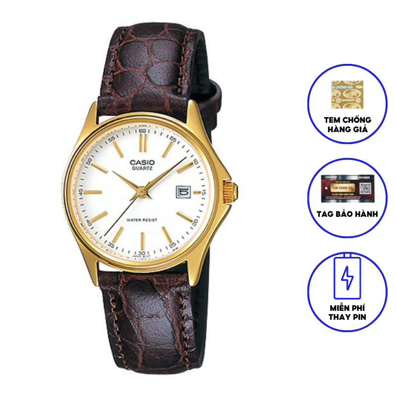 Đồng Hồ Nữ CASIO LTP-1183Q-7A Dây Da Chính Hãng
