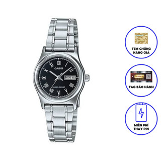 Đồng hồ nữ dây thép không ghỉ Casio LTP-V006D-1BUDF chính hãng