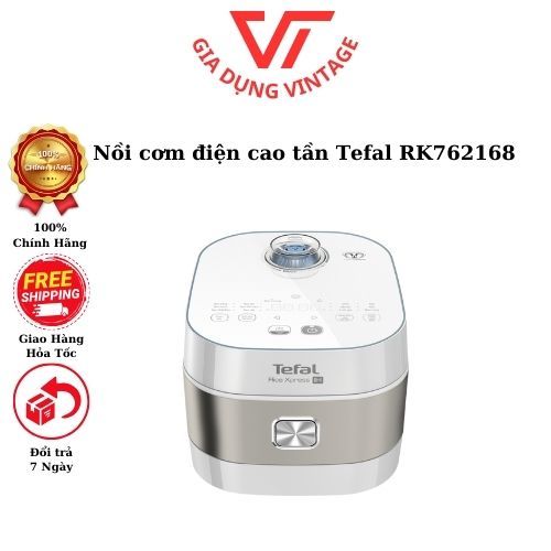 Nồi cơm điện cao tần Tefal RK762168 1.5L 1200W Hàng chính hãng cho cơm dẻo thơm