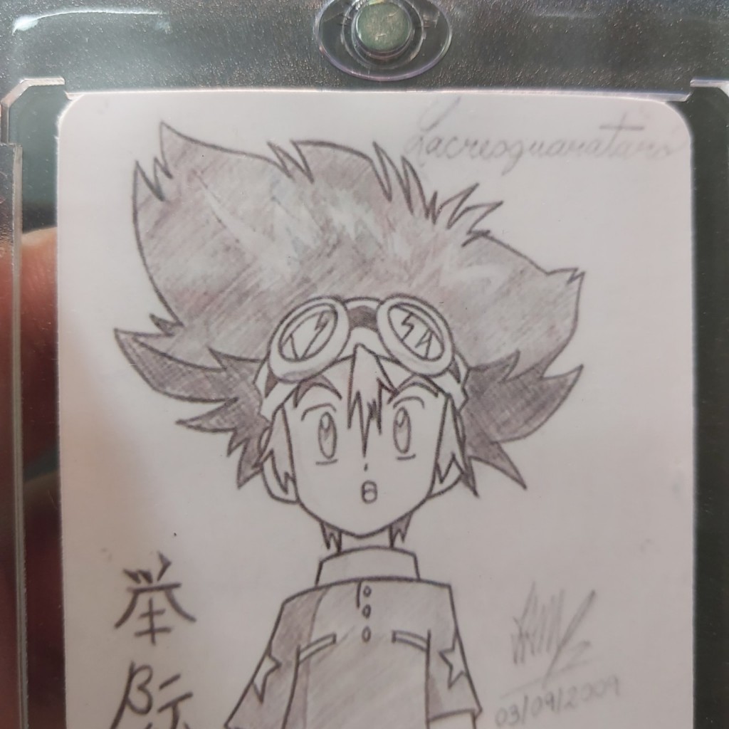 Thẻ Tai Kamiya signed digimon 2098 1-48