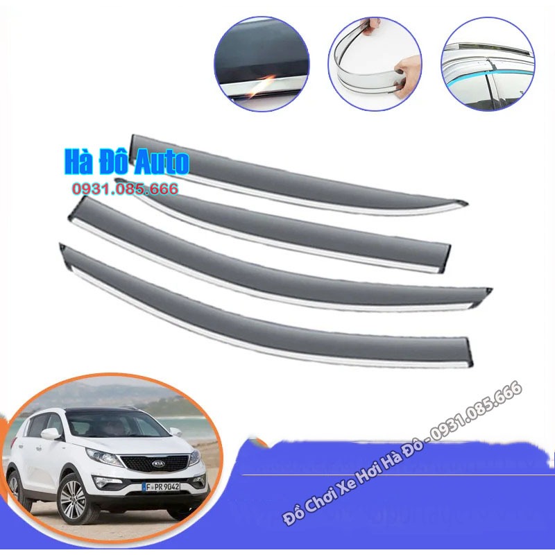 Vè Mưa Sportage 2011 2012 2013 2014 2015 2016 2017 2018 - Bộ Vè Che Mưa Kia Sportage 2011/2018