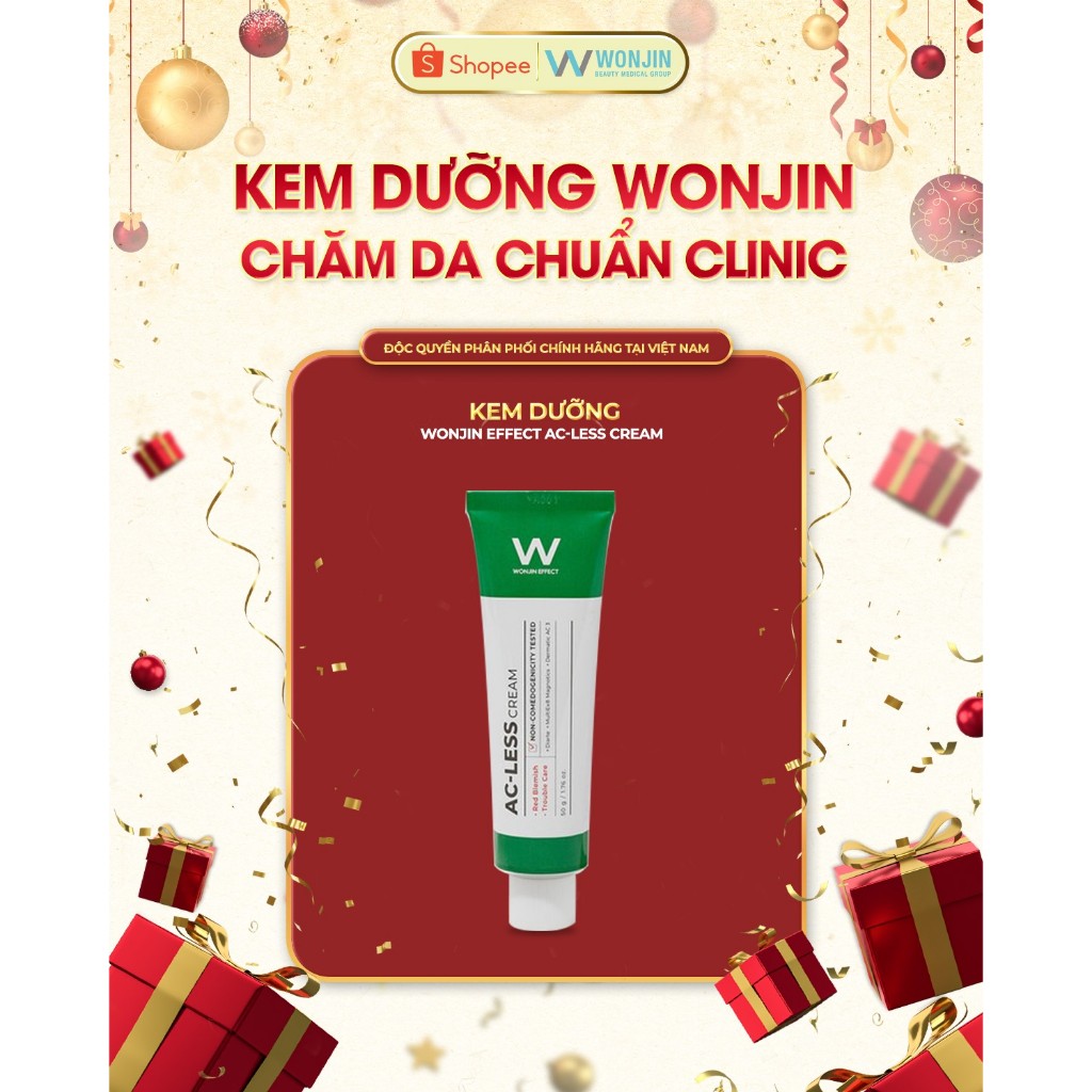 KEM DƯỠNG WONJIN EFFECT AC-LESS CREAM 50G