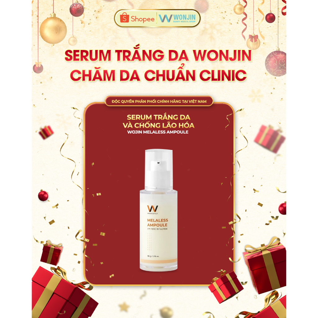 Serum Trắng Da, Chống Lão Hóa Wonjin Melaless 50ml