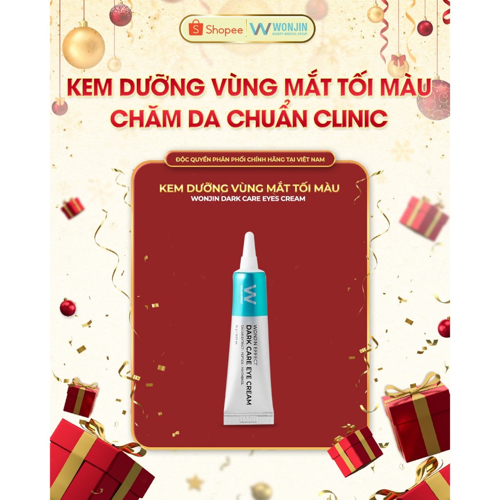 Kem Dưỡng Vùng Mắt Tối Màu Wonjin Wonjin Dark Care Eyes Cream 15g