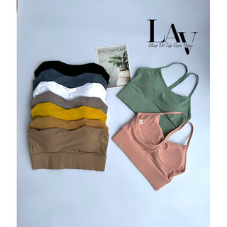 Áo bra tập gym yoga thể thao chữ Y mút đúc chống sốc thun lạnh lulu - LAV Activewear